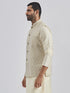 Men's Gold Viscose Nehru Jacket